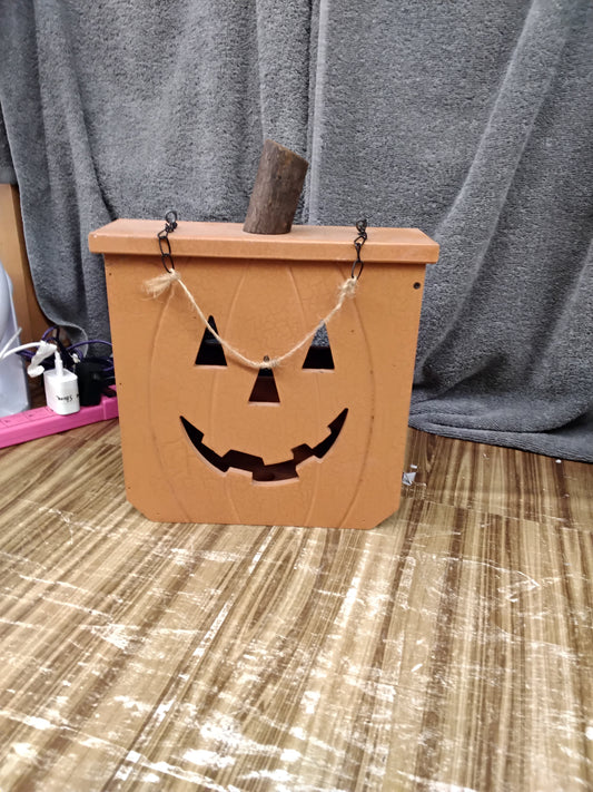 Wooden Jack O' Lantern