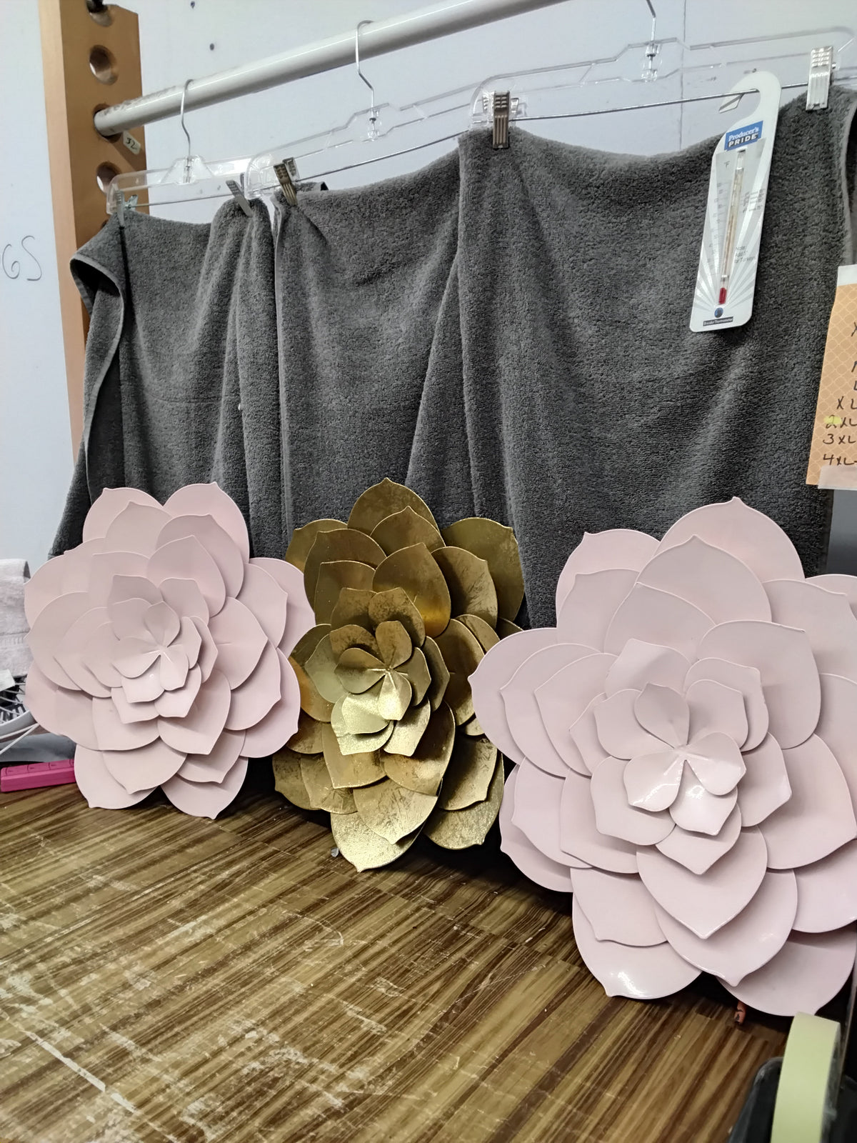 Metal Floral Decor $12.00 each