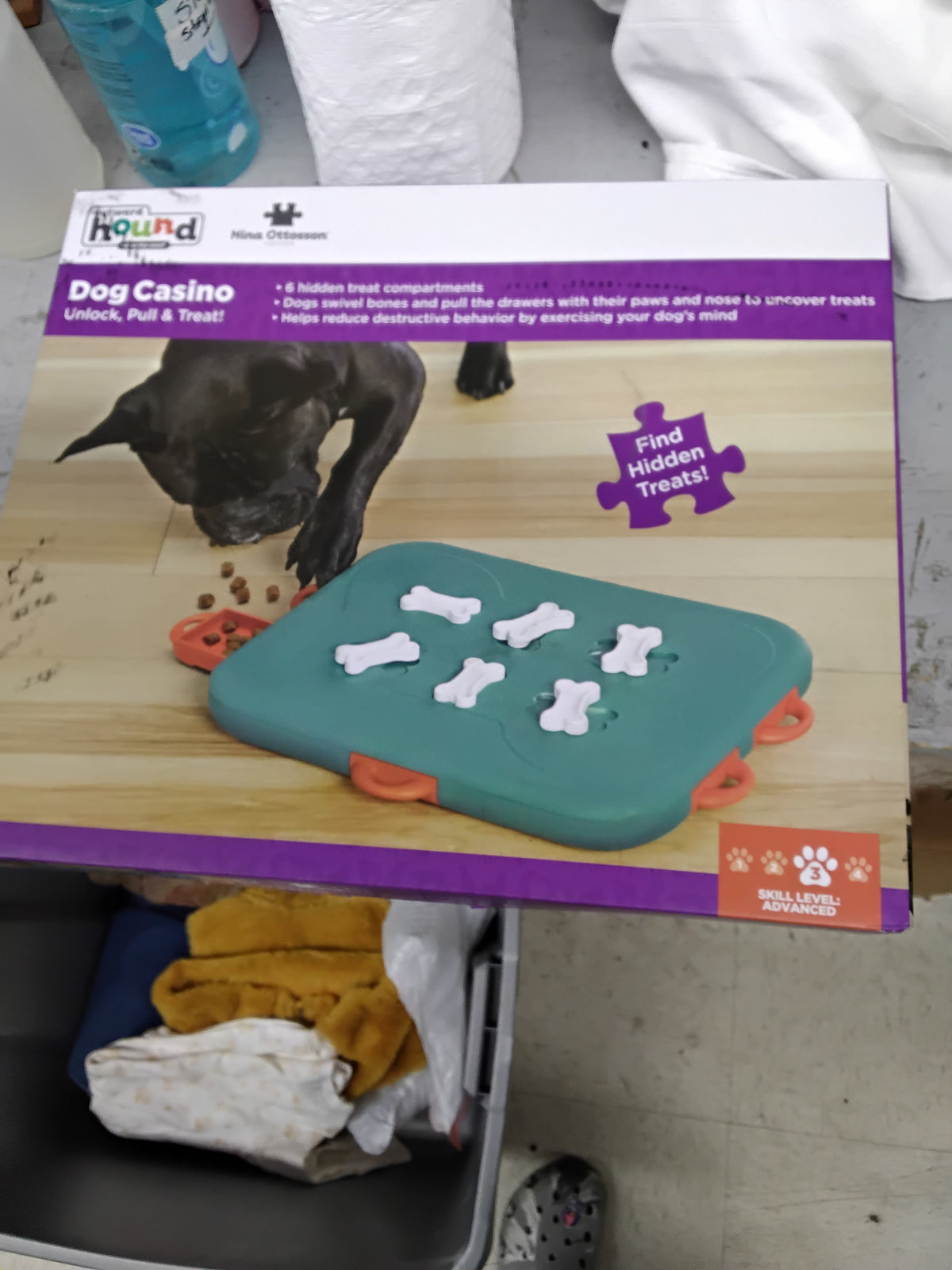 Dog treat puzzle