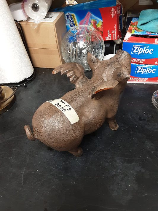 Vintage Cast iron pig