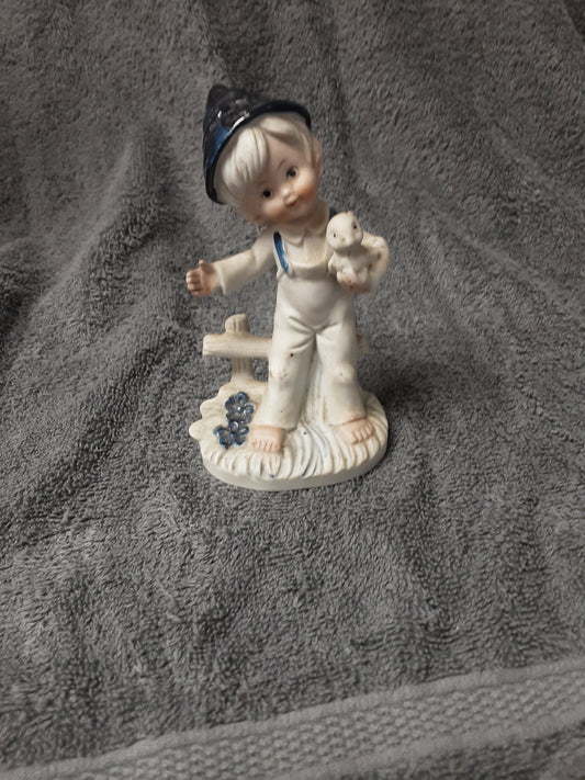 Glass boy Figurine