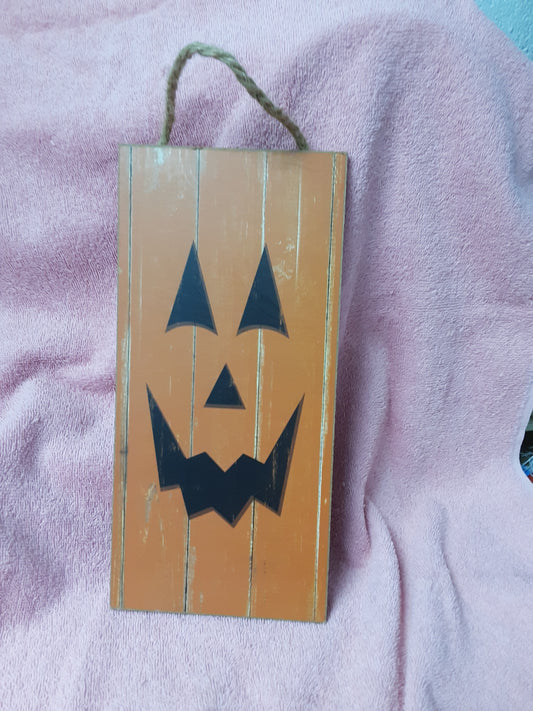 Pumpkin sign
