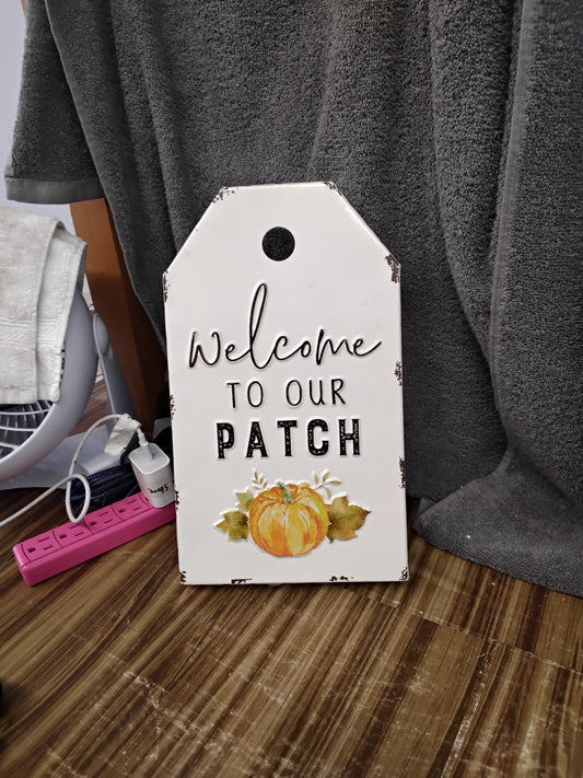 Decorative  Fall Sign