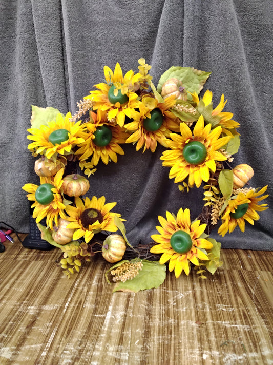 Sunflower Wreath