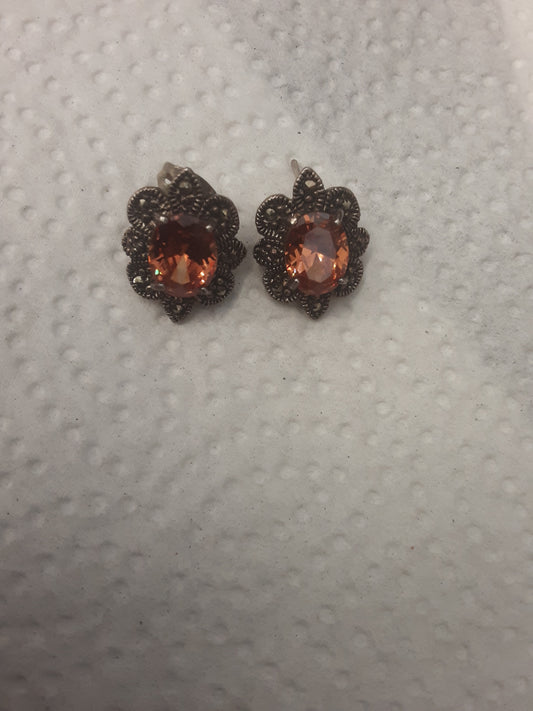 Silver earring