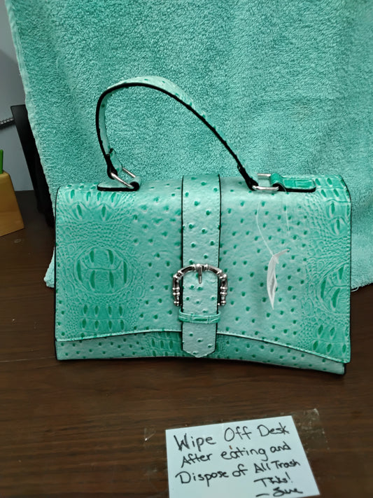 Blue purse