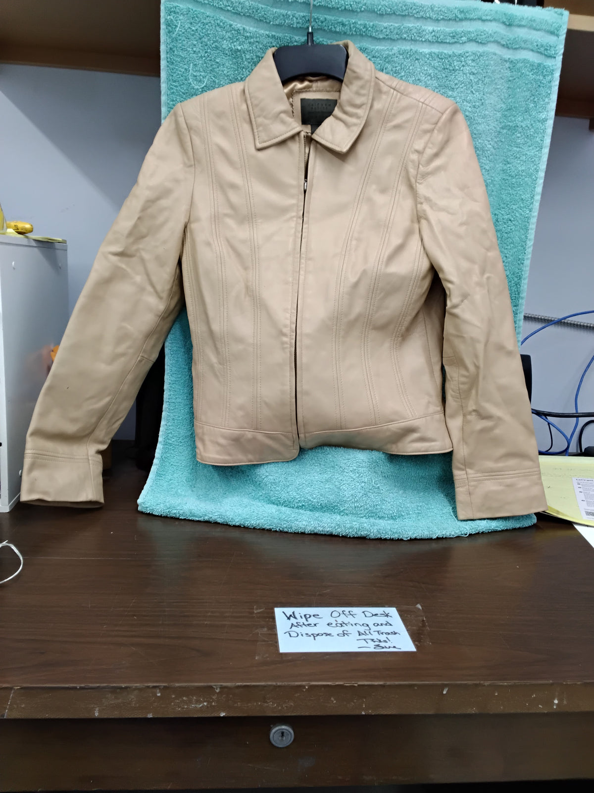 Leather Jacket - size PS