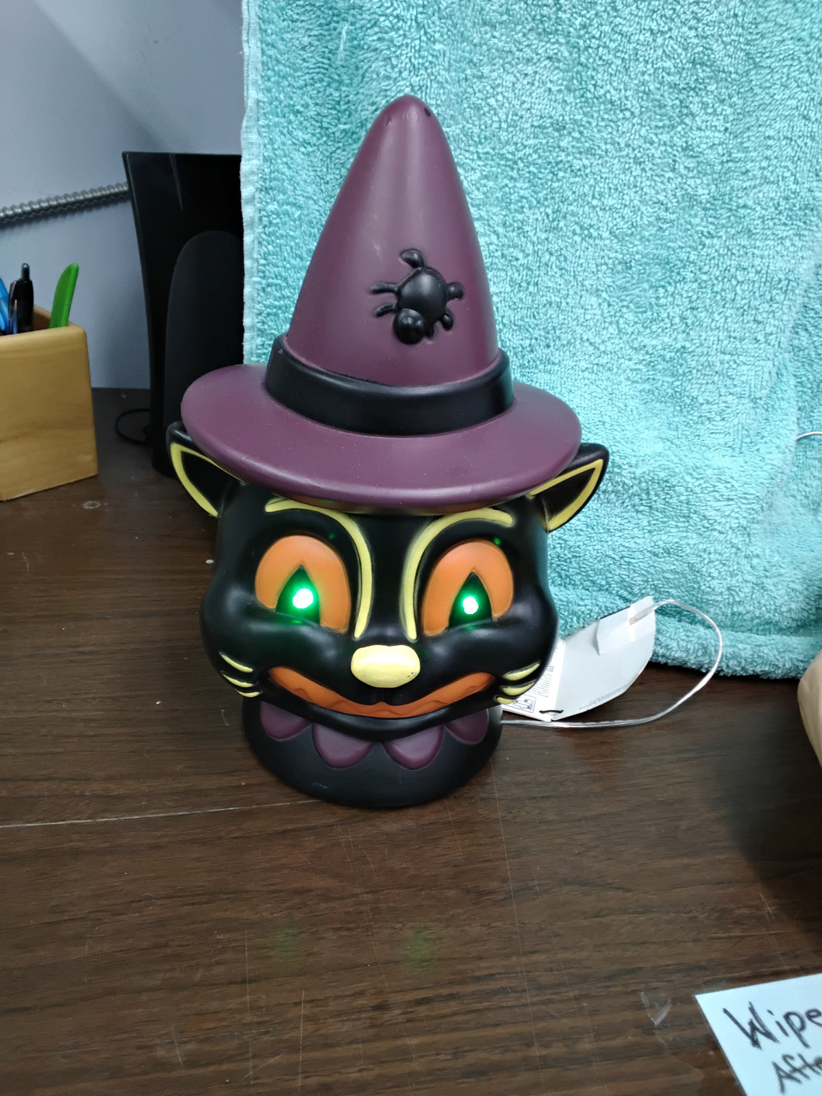 Lightup black cat