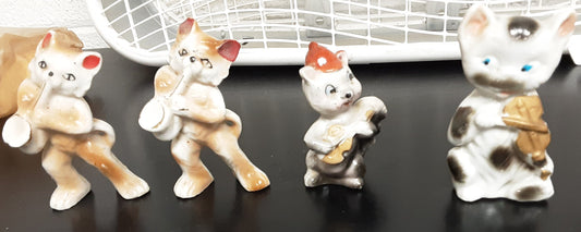 1950-60s cat band figurines.