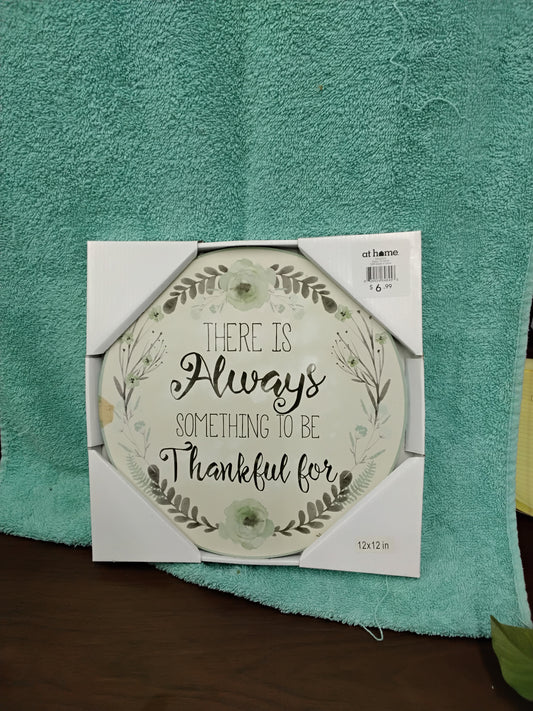 Thankful sign