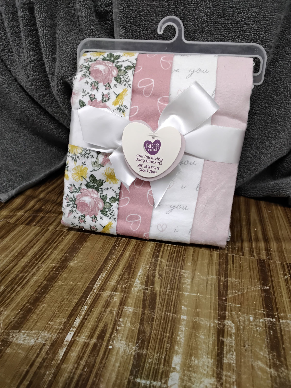 4 pc Cotton baby blankets