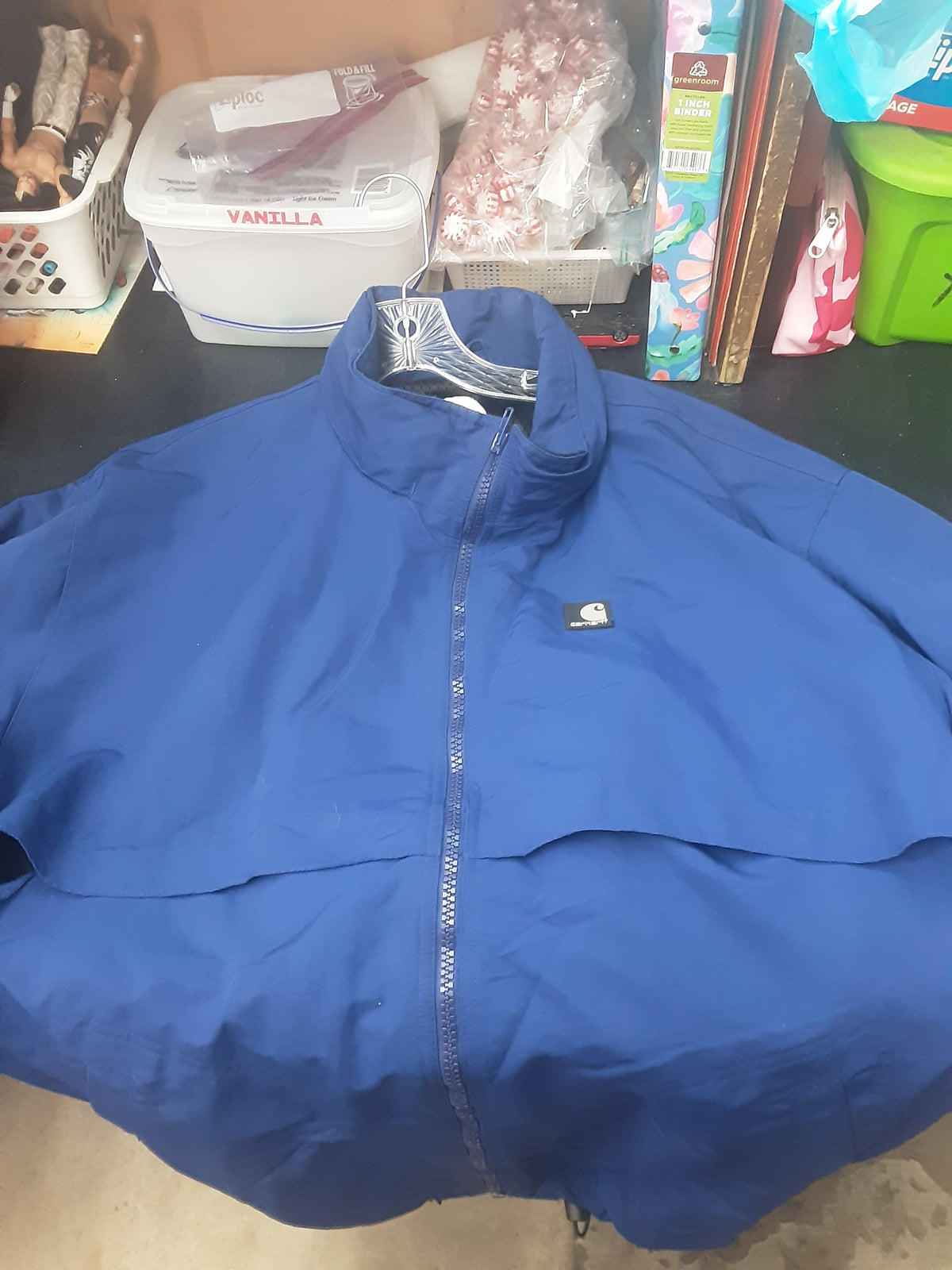 Carhartt blue jacke size xl