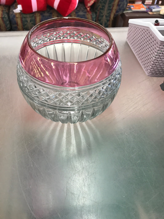 Vintage Indian glass bowl