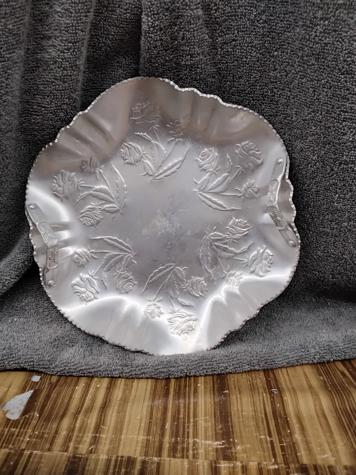 Hammered Aluminum Rose