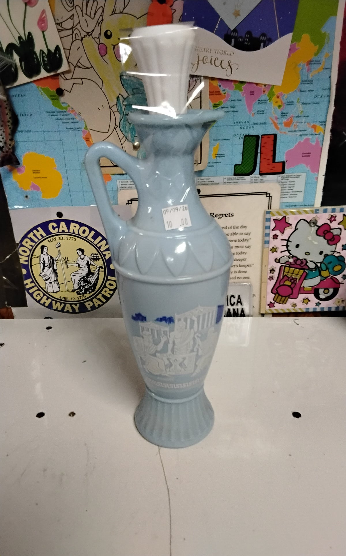 Jim Beam Glass Urn