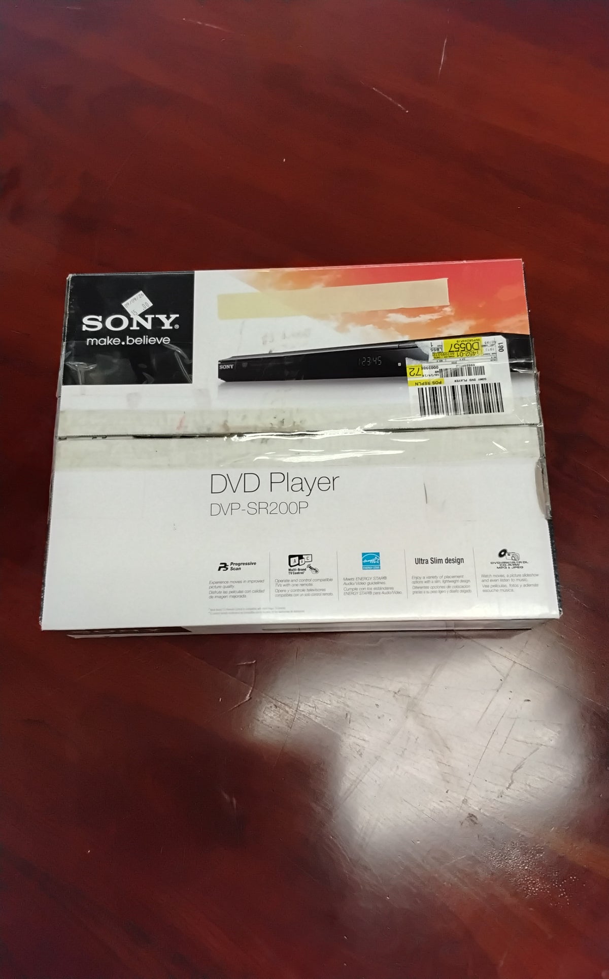 Sony new DVD player